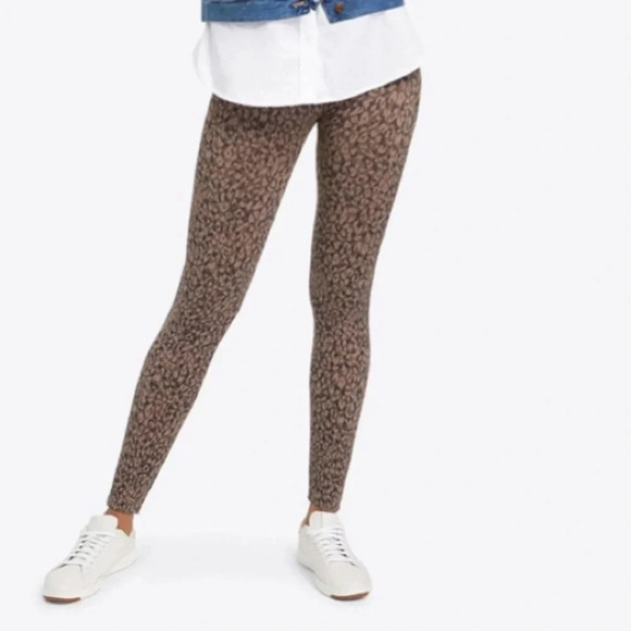 Spanx Mini Leopard Leggings - Picture 1 of 5